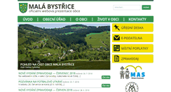 Desktop Screenshot of malabystrice.cz